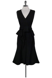 Current Boutique-Altuzarra - Black Peplum Dress Sz 6