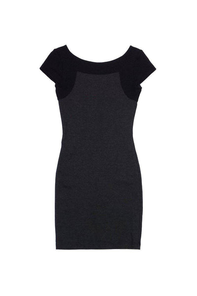 Current Boutique-Amanda Uprichard - Grey & Black Bodycon Dress Sz XS