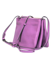 Current Boutique-Annabel Ingall - Purple Pebbled Leather Crossbody