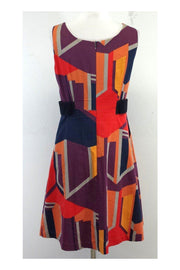 Current Boutique-Anni Kuan - Multicolor Geo Print Dress Sz 2
