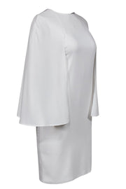 Current Boutique-Antonio Melani - White Caped Shift Dress Sz 0