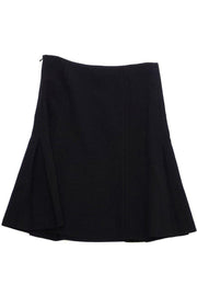 Current Boutique-Armani Collezioni - Black Box Pleat Skirt Sz 4