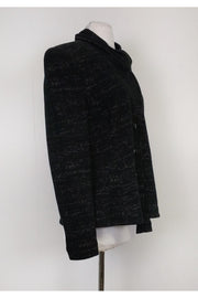 Current Boutique-Armani Collezioni - Black Marbled Blazer Sz 12