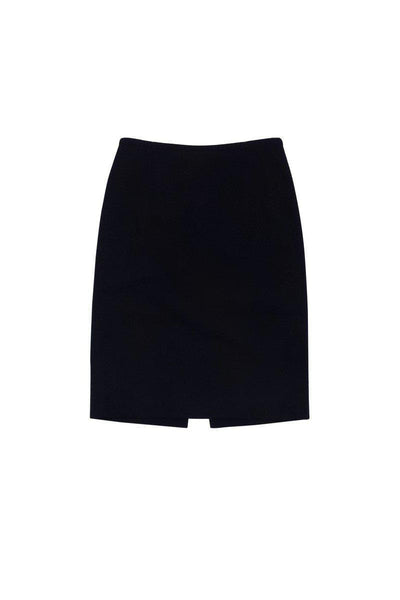 Current Boutique-Armani Collezioni - Black Pencil Skirt Sz 4