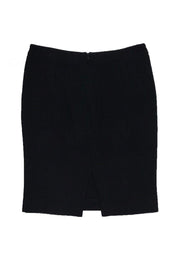 Current Boutique-Armani Collezioni - Black Textured Skirt Sz 10