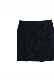 Current Boutique-Armani Collezioni - Black Textured Skirt Sz 12