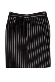 Current Boutique-Armani Collezioni - Black & White Pinstripe Skirt Sz 8