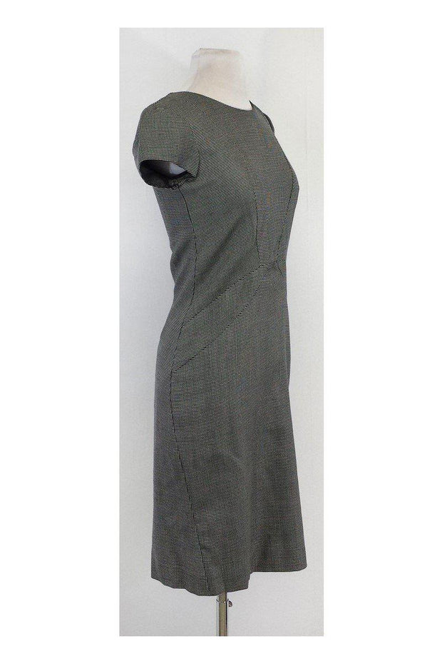 Current Boutique-Armani Collezioni - Black & White Spotted Short Sleeve Dress Sz 2
