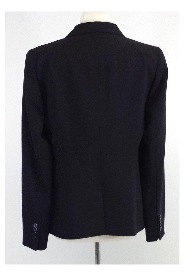 Current Boutique-Armani Collezioni - Black Wool Blazer Sz 12