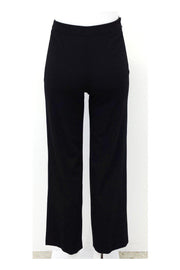 Current Boutique-Armani Collezioni - Black Wool Blend Trousers Sz 2
