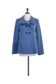 Current Boutique-Armani Collezioni - Blue Wool Coat Sz 10