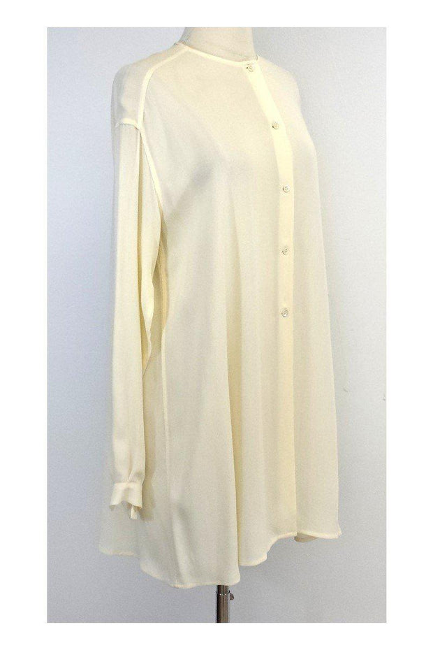Current Boutique-Armani Collezioni - Cream Long Sleeve Tunic Sz 6