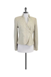 Current Boutique-Armani Collezioni - Cream Tweed Jacket Sz 6