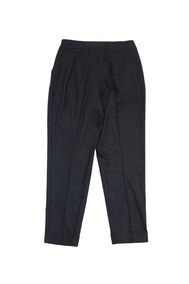 Current Boutique-Armani Collezioni - Grey Wool Trousers Sz 8