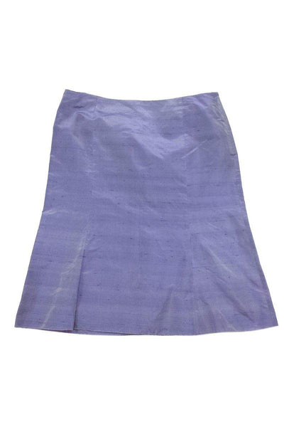 Current Boutique-Armani Collezioni - Lavender Silk Skirt Sz 12
