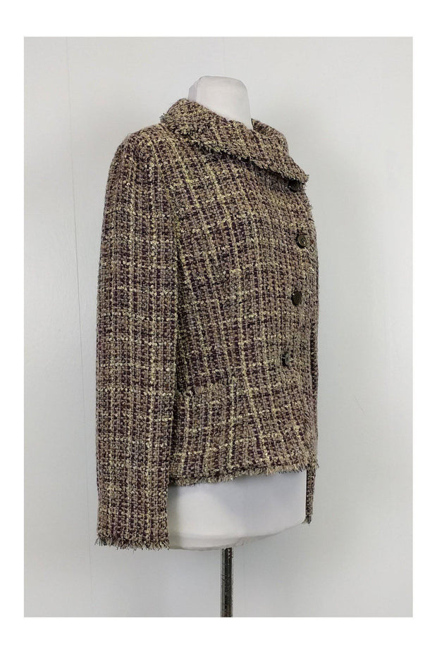 Current Boutique-Armani Collezioni - Multicolor Tweed Jacket Sz 12