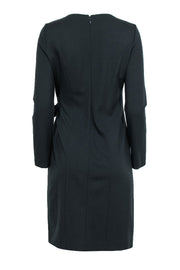 Current Boutique-Armani Collezioni - Olive Knit Dress w/ Front Tie Sz 10