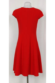 Current Boutique-Armani Collezioni - Red Orange Fit & Flare Dress Sz 6