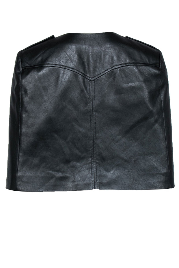 Current Boutique-BCBG - Black Cropped Cape Jacket Sz XXS