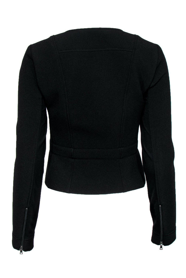 Current Boutique-BCBG Max Azria - Black Paneled Front Jaymes Jacket Sz XS