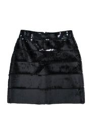 Current Boutique-BCBG Max Azria - Black Sequin Miniskirt Sz M