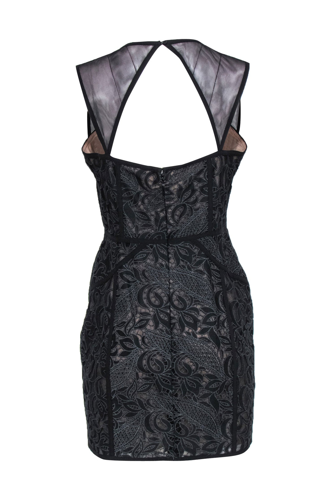 BCBG max cheapest azria black lace dress extra small