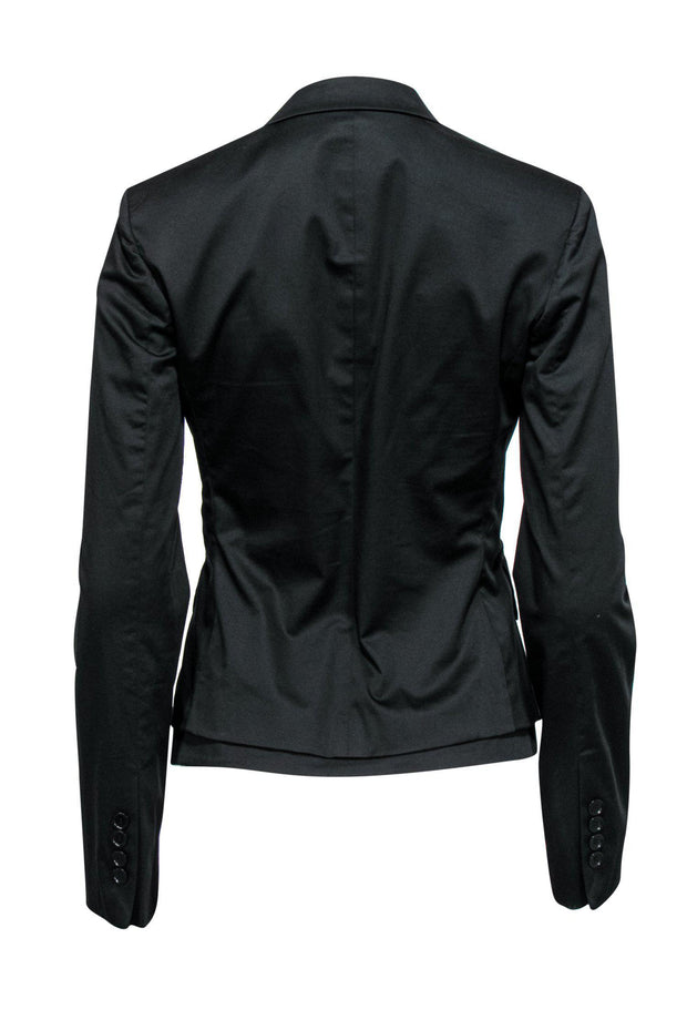 Current Boutique-BCBG Max Azria - Black Single Button Blazer Sz XS
