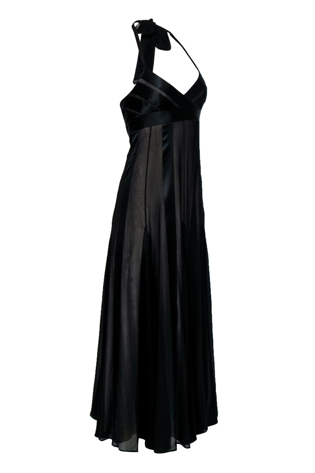 Bcbg black long dress best sale