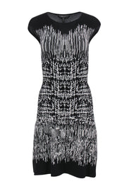 Current Boutique-BCBG Max Azria - Black & White Striped Knit Dress Sz XXS