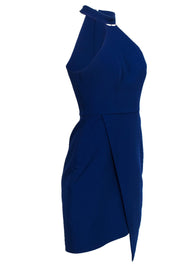 Current Boutique-BCBG Max Azria - Blue Sleeveless Sheath Dress w/ Silver Hardware Sz 2