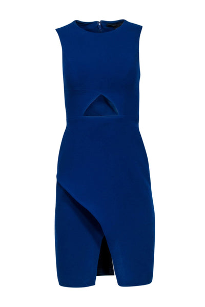 Current Boutique-BCBG Max Azria - Cobalt Asymmetrical Dress with Cutout Sz 0