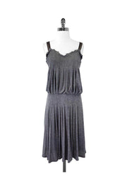 Current Boutique-BCBG Max Azria - Gray Wool Blend Ribbed Knit Dress Sz XS