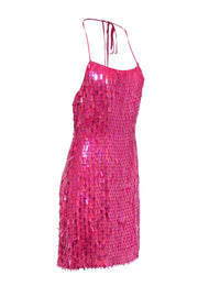 Current Boutique-BCBG Max Azria - Hot Pink Sequin Halter Dress Sz 6