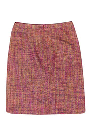 Current Boutique-BCBG Max Azria - Multicolored Metallic Tweed Vented Skirt Sz 4