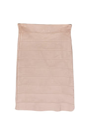 Current Boutique-BCBG Max Azria - Nude Bandage Pencil Skirt Sz S
