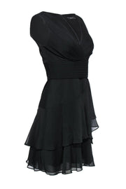 Current Boutique-BCBG Max Azria - Ruffle Sleeveless Black Dress Sz 2