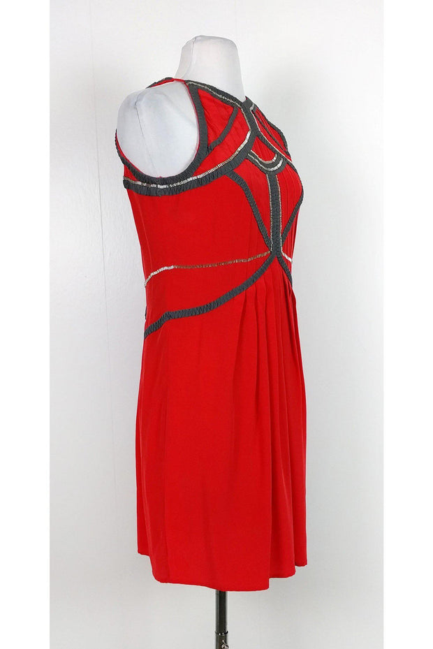 Current Boutique-BCBG Max Azria Runway - Red Orange Dress Sz 6