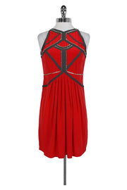Current Boutique-BCBG Max Azria Runway - Red Orange Dress Sz 6