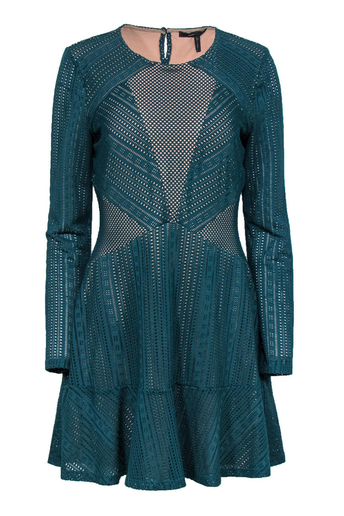 BCBG Max Azria Teal Mesh