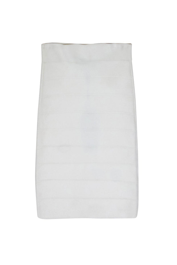 Current Boutique-BCBG Max Azria - White "Alexa" Bandage Skirt Sz XXS