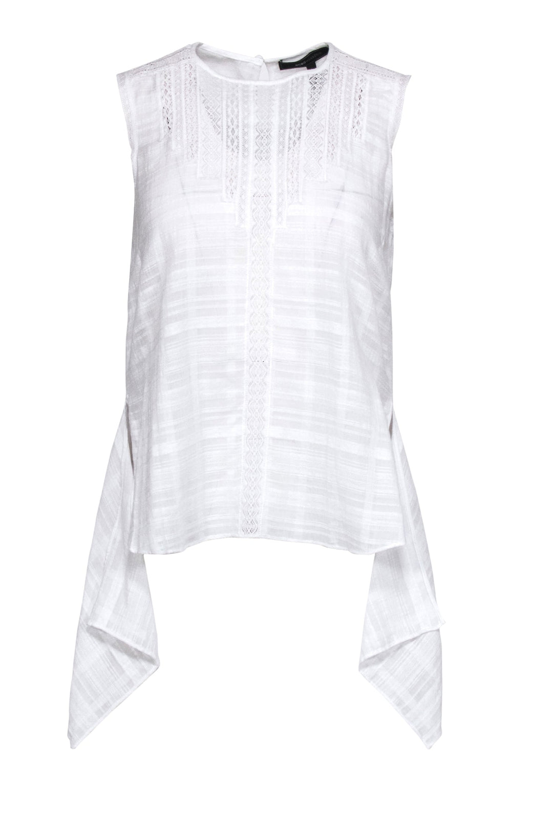 BCBGMAXAZRIA High offers Low Sheer Top Blouse Size XXS