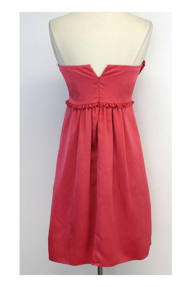Current Boutique-BCBG - Pink Silk Strapless Dress Sz 2