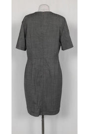 Current Boutique-BOSS Hugo Boss - Grey Wool Dress Sz 12