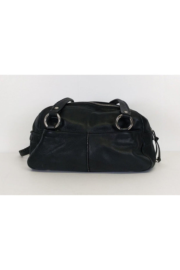 Current Boutique-B. Makowsky - Black Braided Handbag