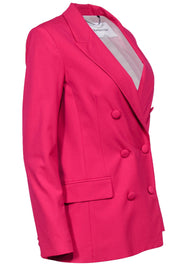 Current Boutique-Babaton by Aritzia - Hot Pink Oversized Double Breasted Blazer Sz 4