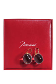 Current Boutique-Baccarat - Clear Crystal & Gold-Plated Sterling Silver Dangle Earrings