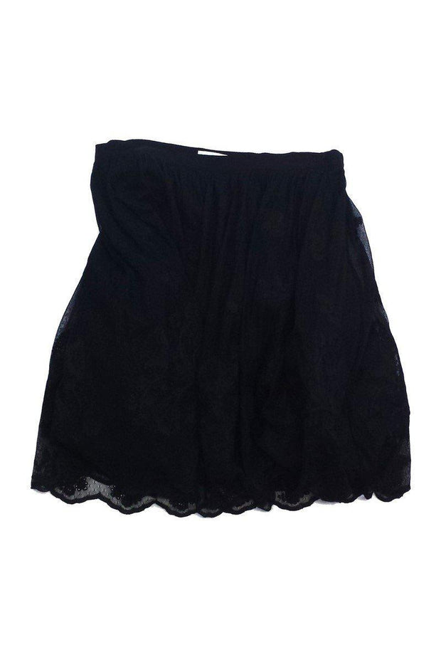 Current Boutique-Badgley Mischka - Black Tulle Skirt Sz 6