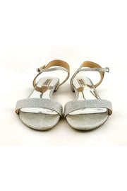 Current Boutique-Badgley Mischka - Silver Metallic Sandals Sz 7.5