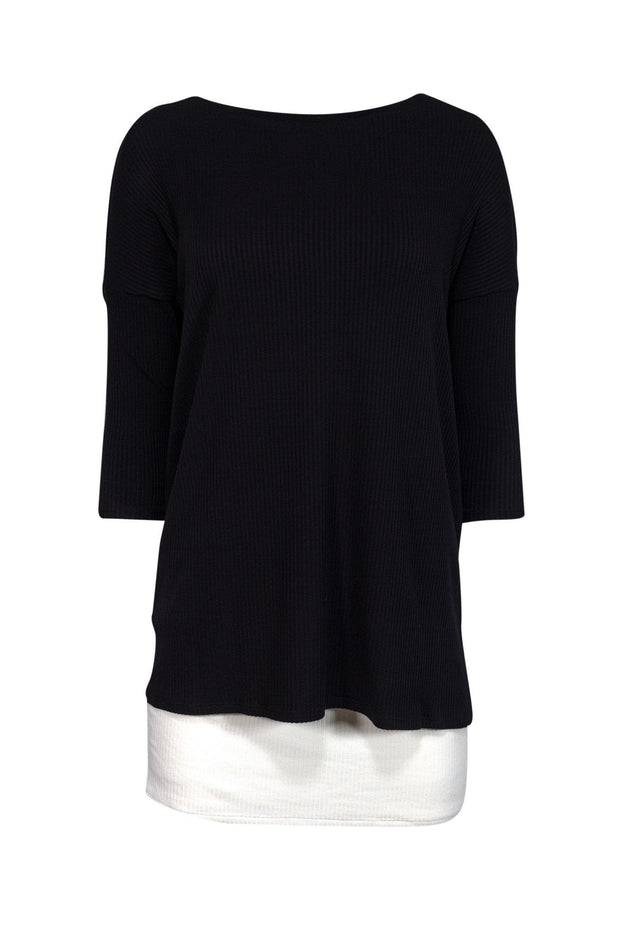 Current Boutique-Bailey 44 - Black Dress w/ Contrast Underlay Sz XS