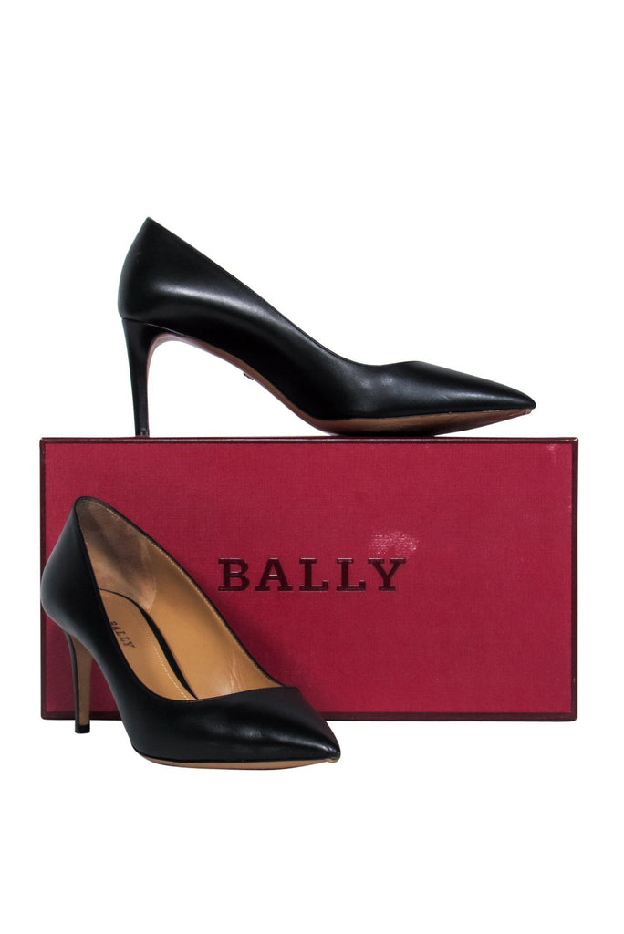 Bally | Shoes | Bally Brown Suede Heels With Gold Bow Size 7 | Poshmark
